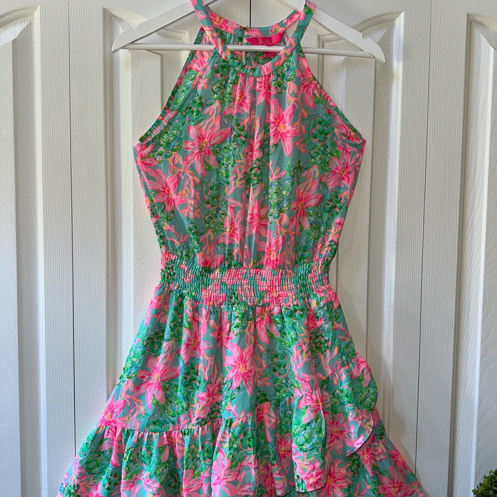 NWT Lilly Pulitzer Pamelyn Dress So Shellegant Size 0